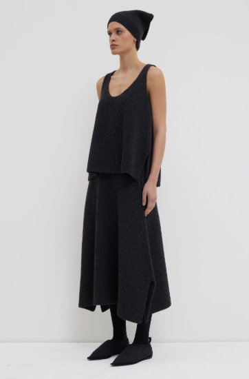 christian wijnants OVERSIZED RIB TANK TOP(WRW8588KUIZA)