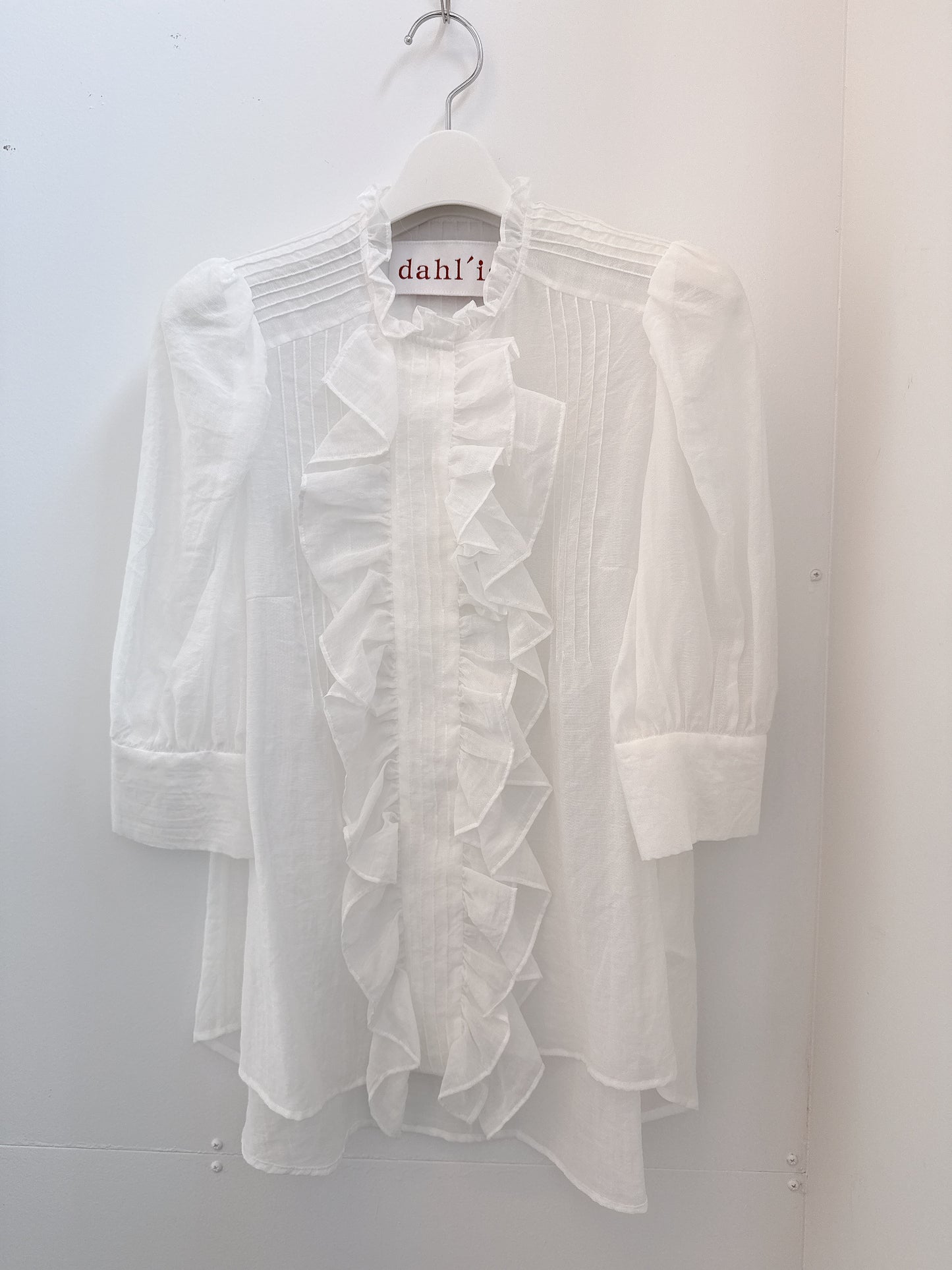 dahl'ia organ ruffles blouse(dpl-338hog)