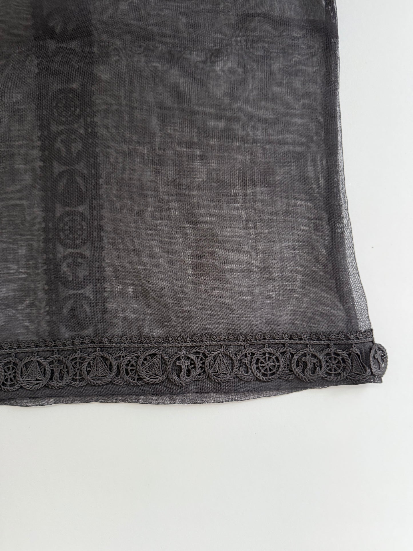 dahl'ia marine lace no-sleeve blouse(dpl-353hsa)