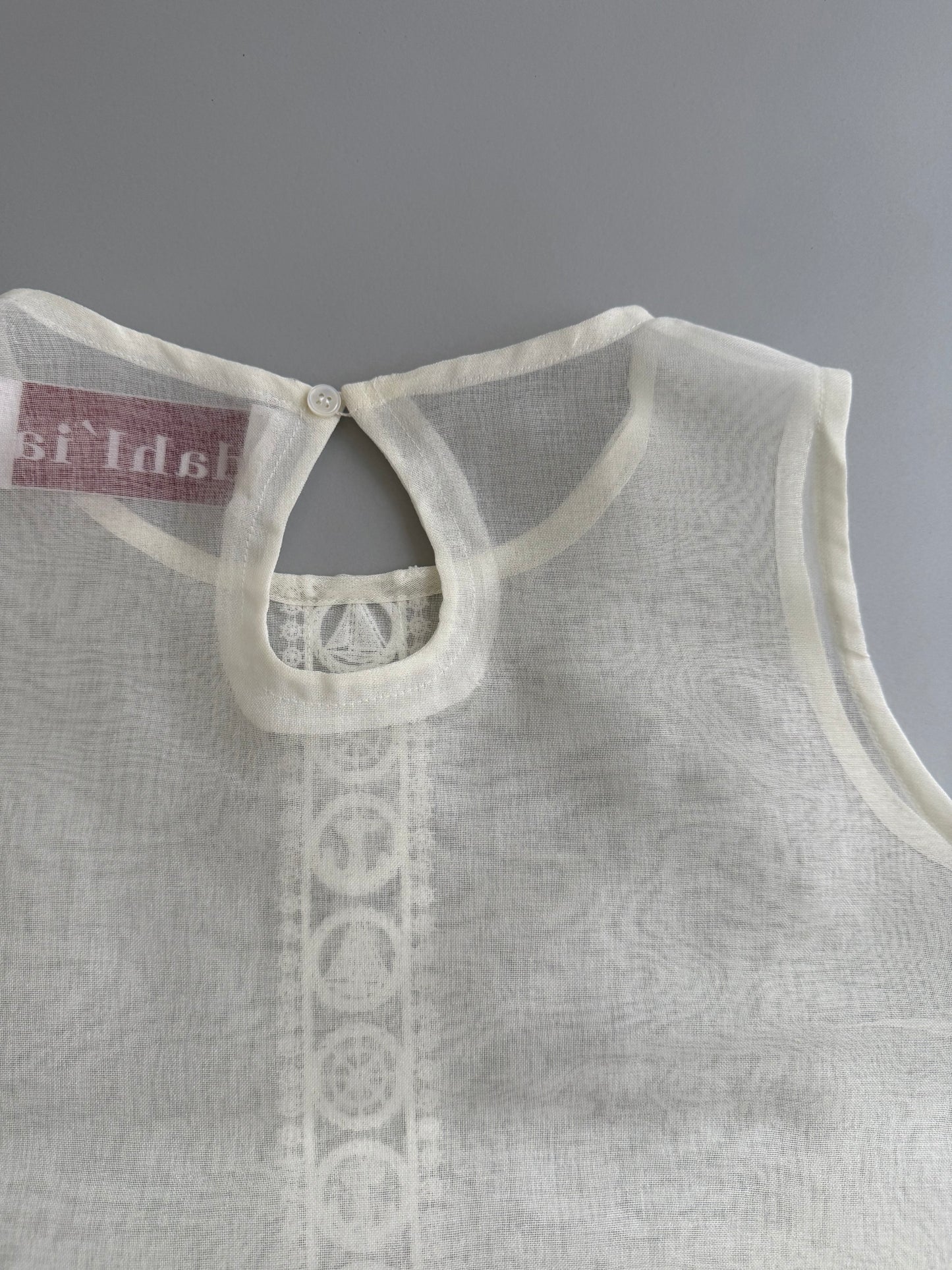 dahl'ia marine lace no-sleeve blouse(dpl-353hsa)