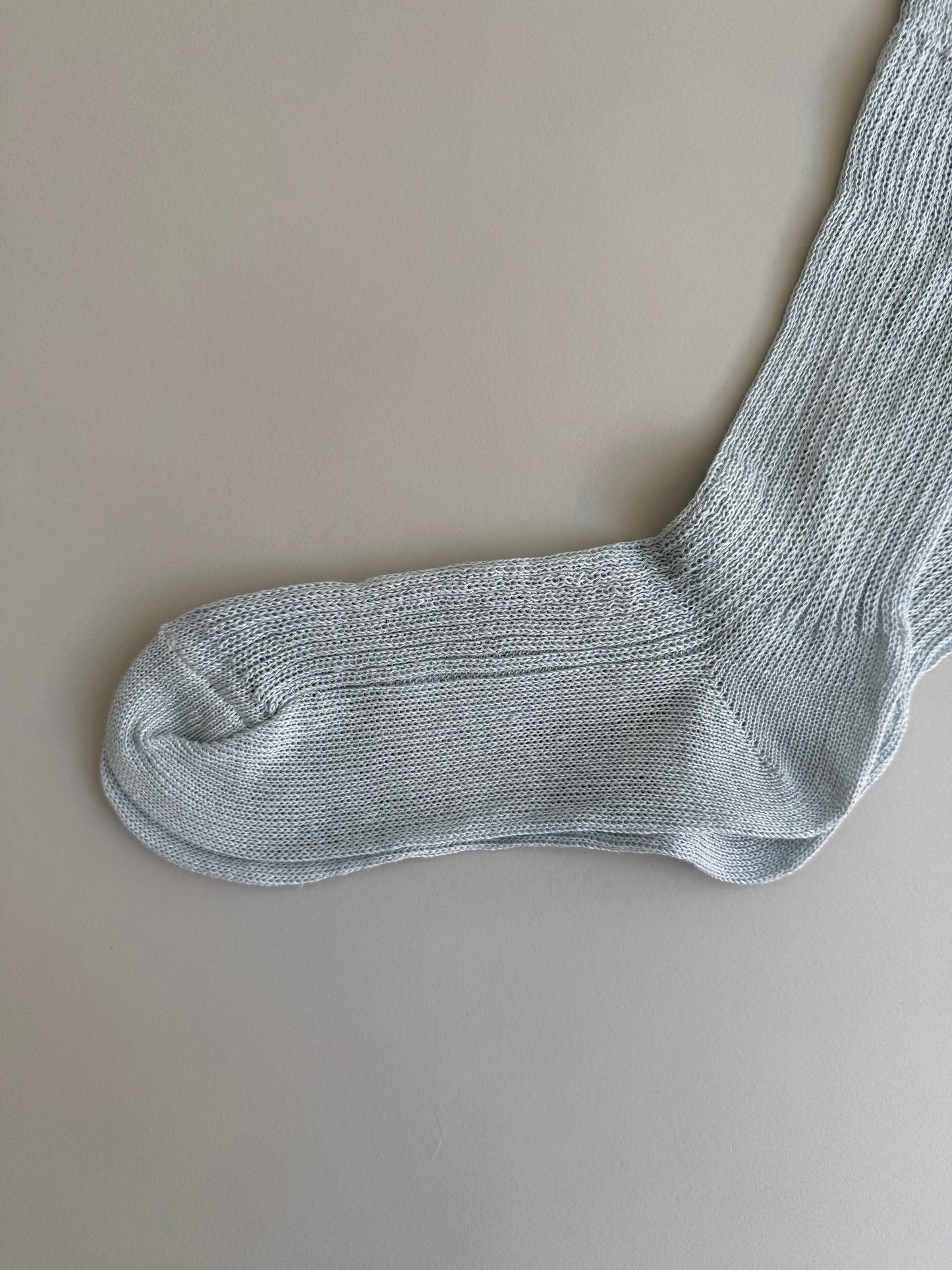 R&D.M.Co- LINEN RIB STITCH SOCKS(6726)