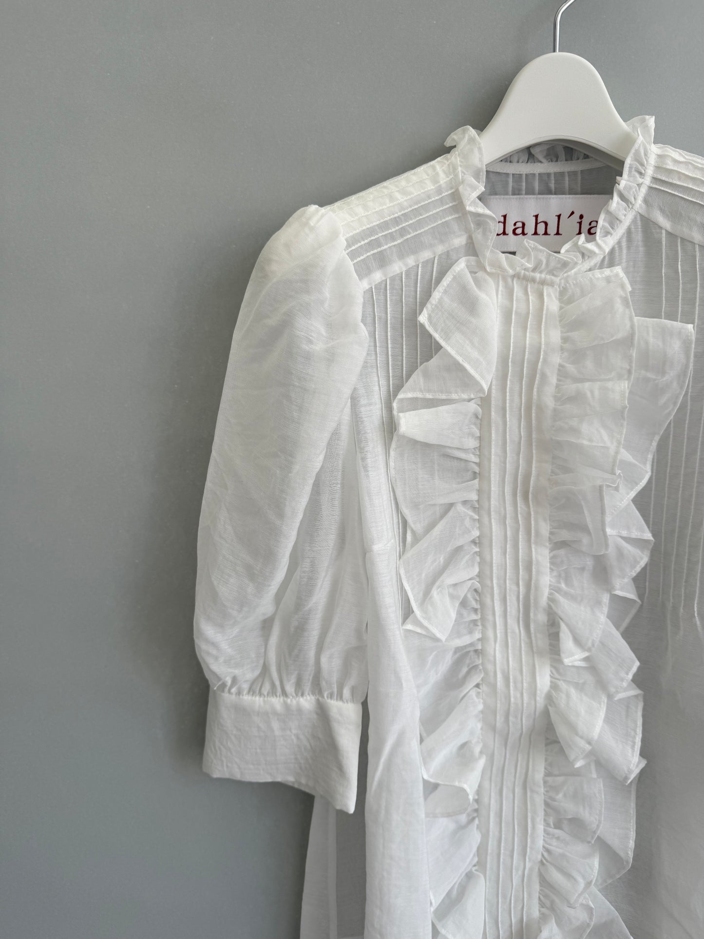dahl'ia organ ruffles blouse(dpl-338hog)