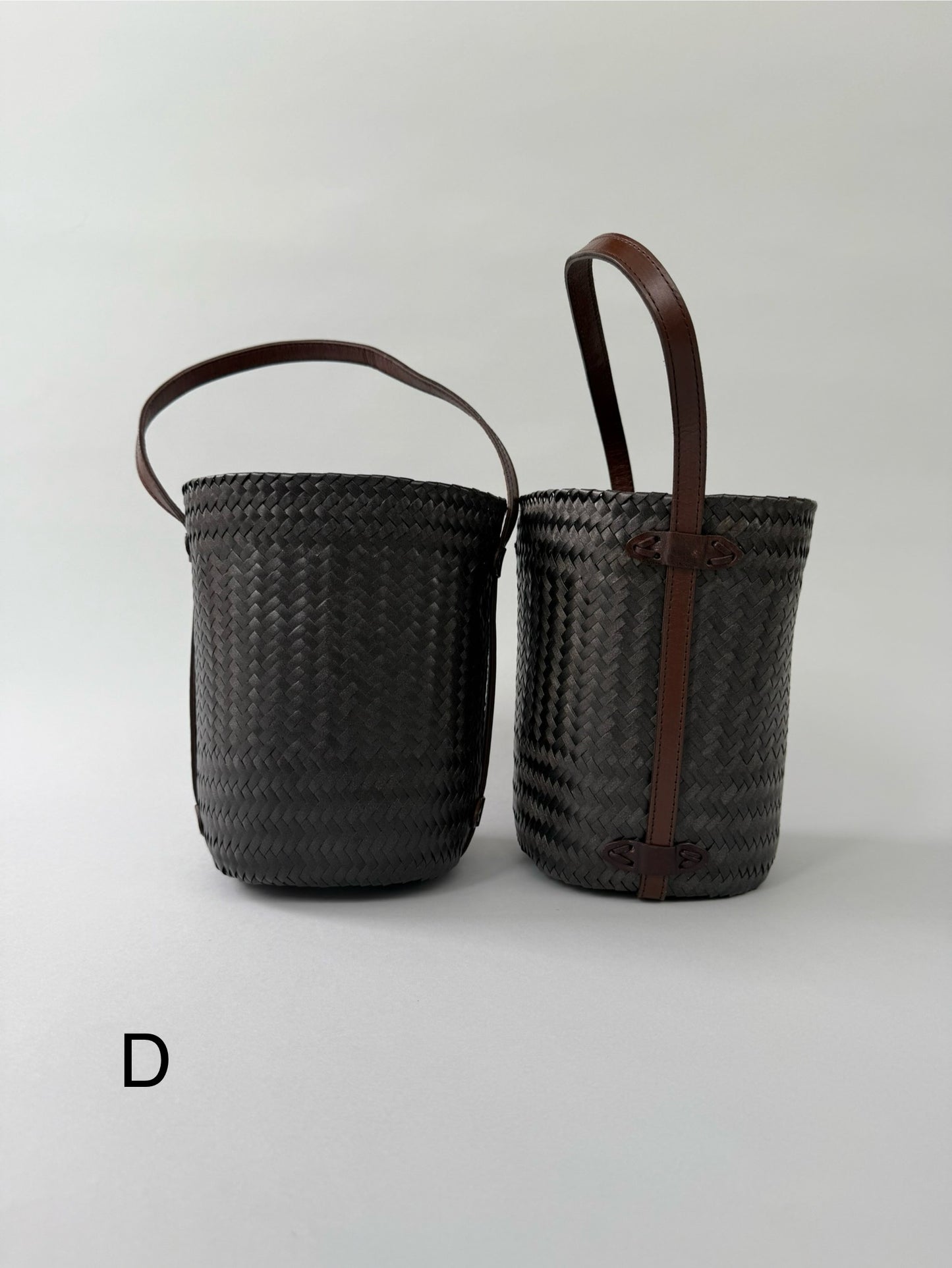 Diminutivo Special order bag (plastic palma x Leather basket "Tenate")