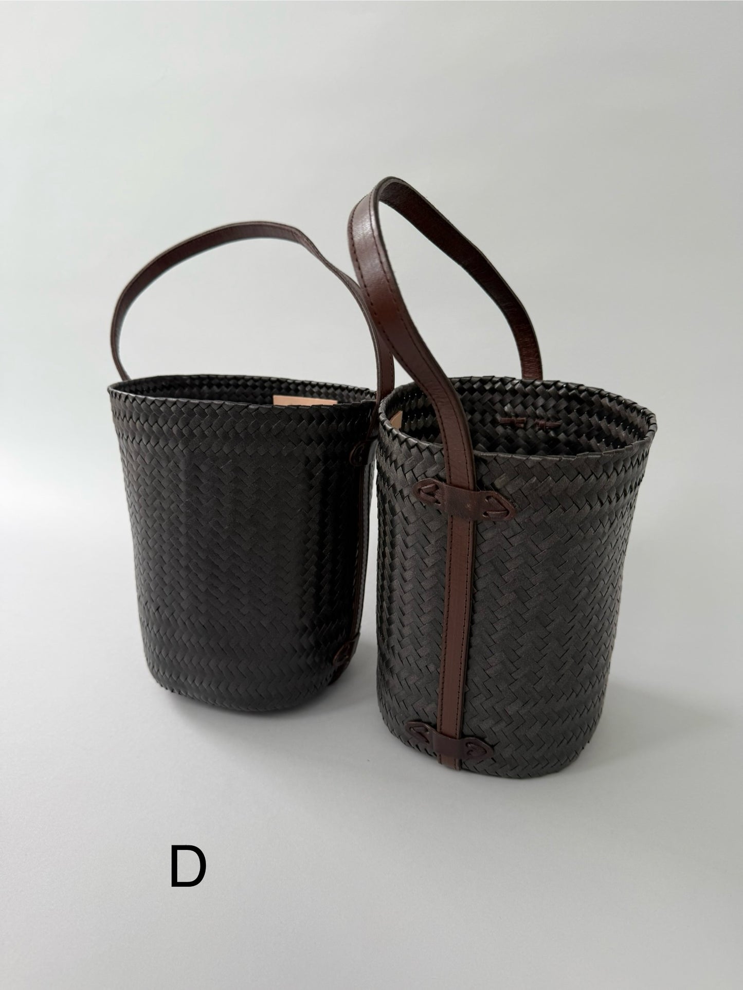 Diminutivo Special order bag (plastic palma x Leather basket "Tenate")