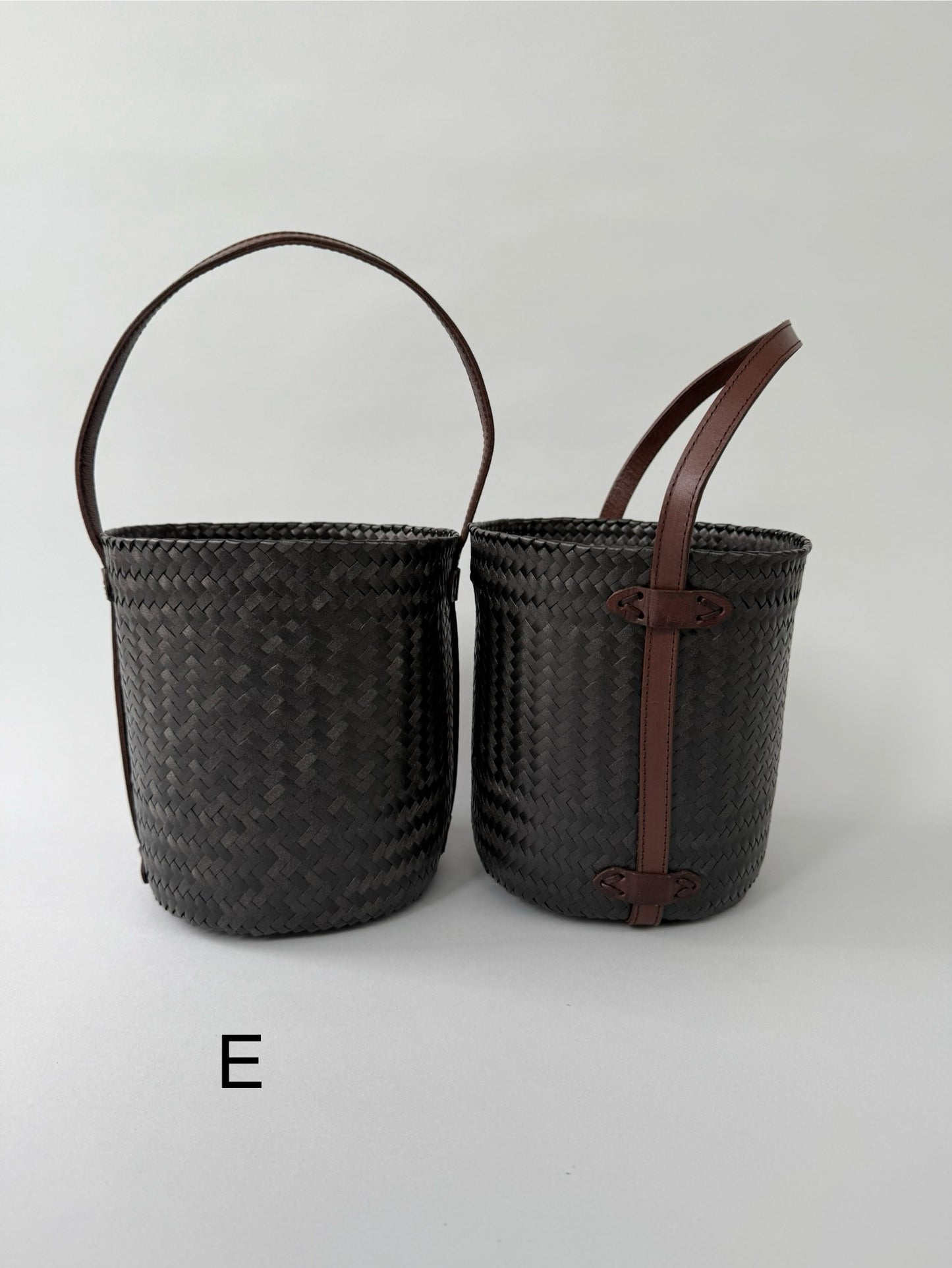 Diminutivo Special order bag (plastic palma x Leather basket "Tenate")