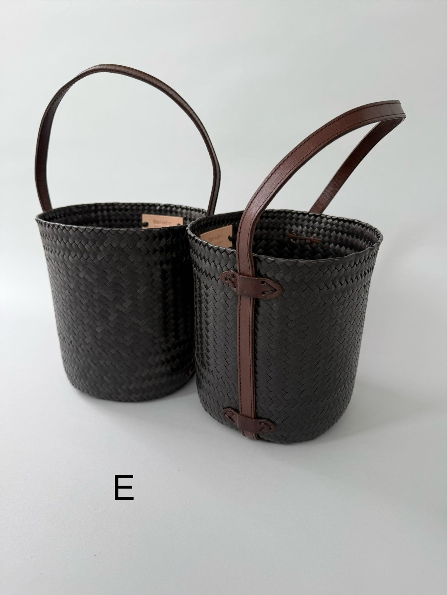 Diminutivo Special order bag (plastic palma x Leather basket "Tenate")