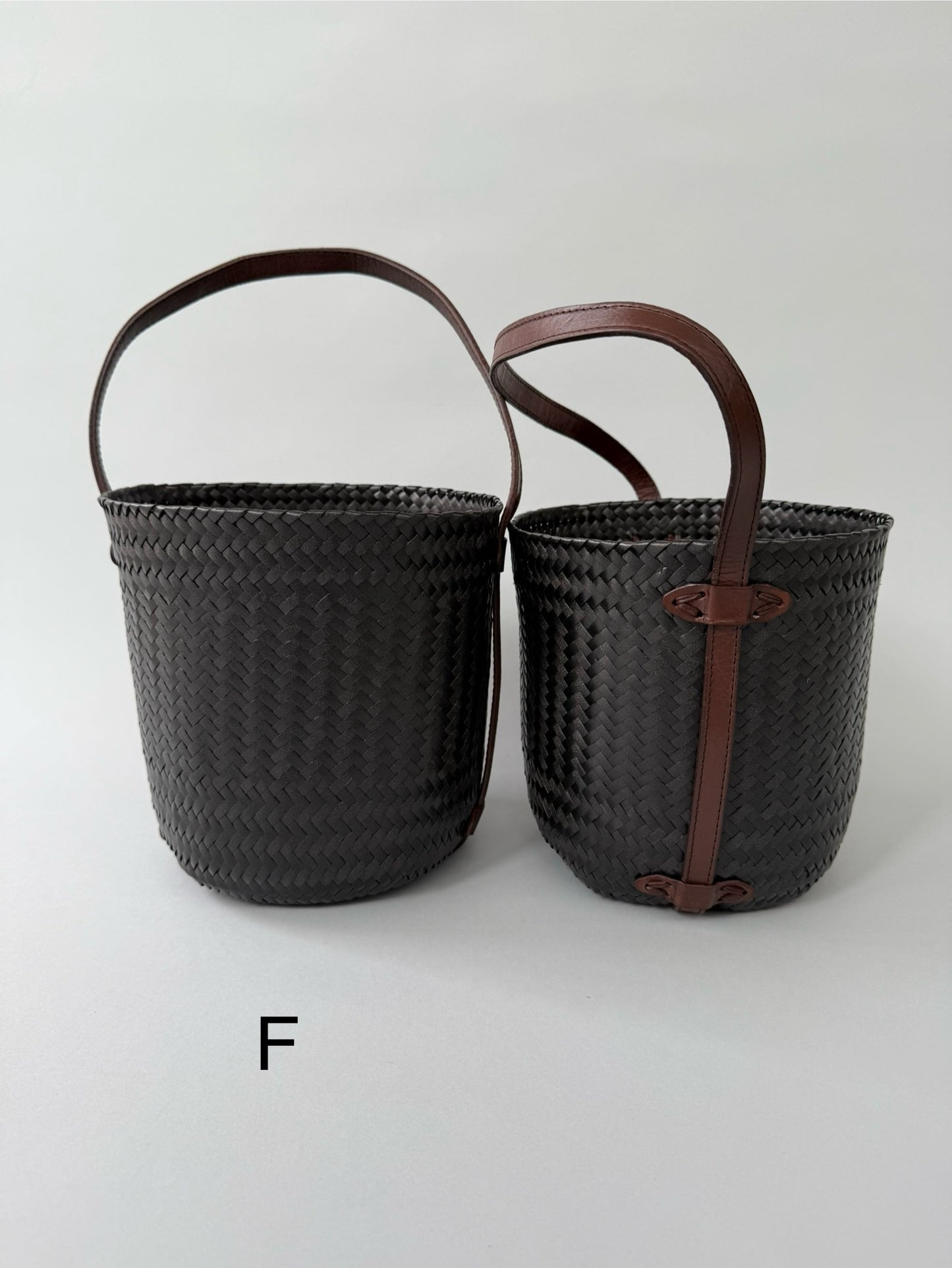 Diminutivo Special order bag (plastic palma x Leather basket "Tenate")