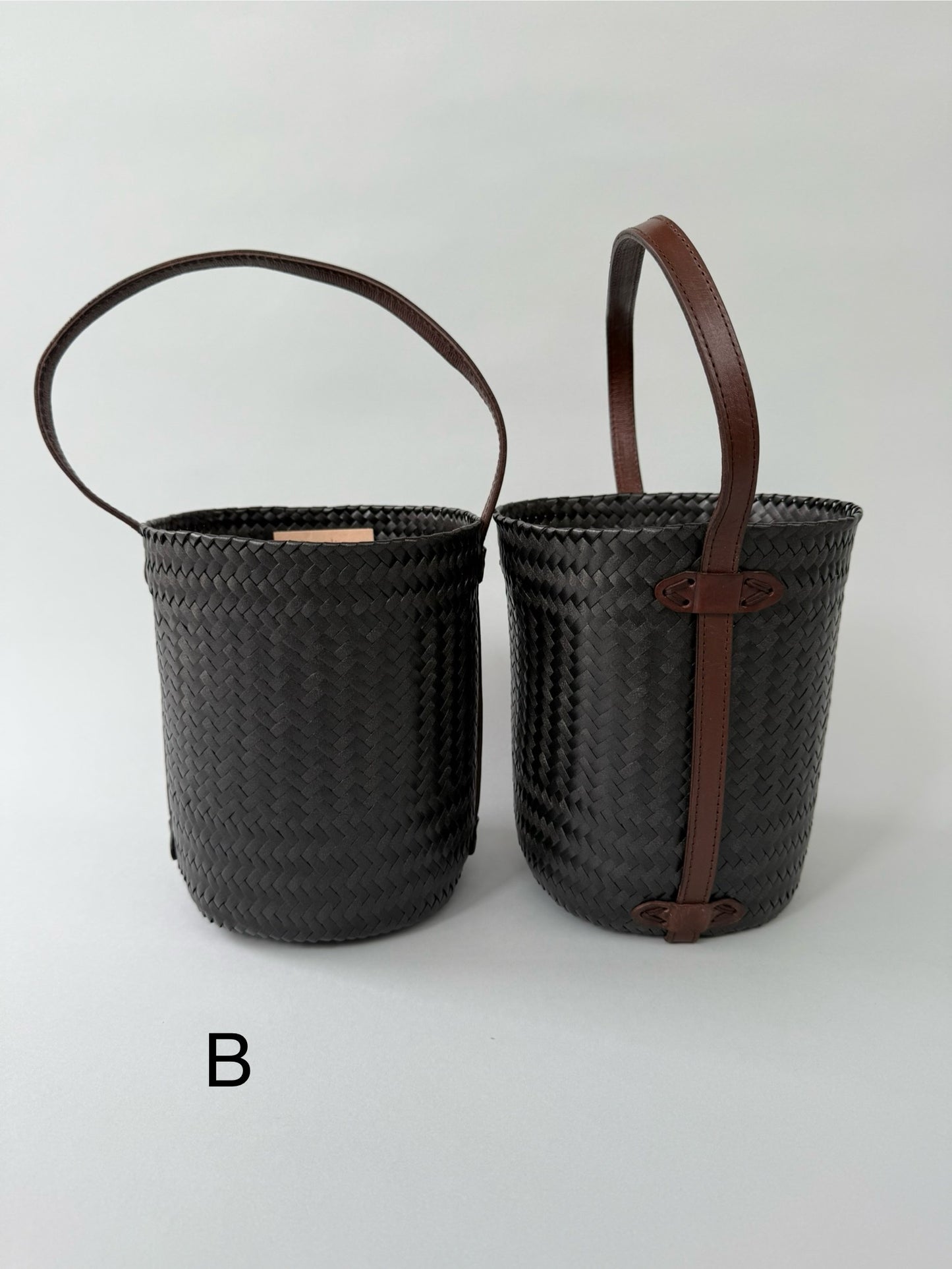 Diminutivo Special order bag (plastic palma x Leather basket "Tenate")