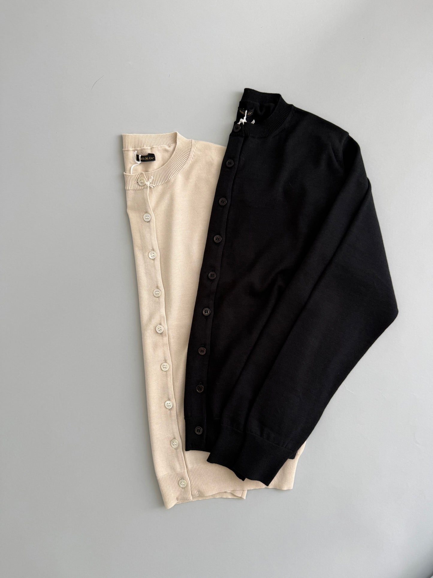 R&D.M.Co- ASIC CREW NECK CARDIGAN(6072)