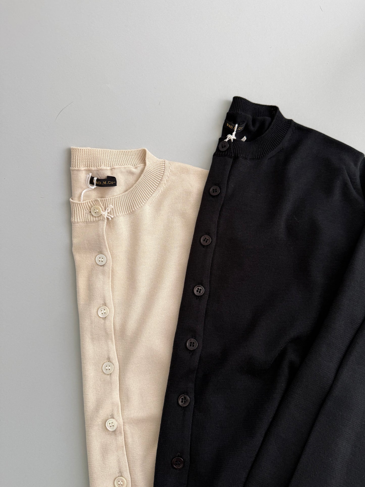 R&D.M.Co- ASIC CREW NECK CARDIGAN(6072)