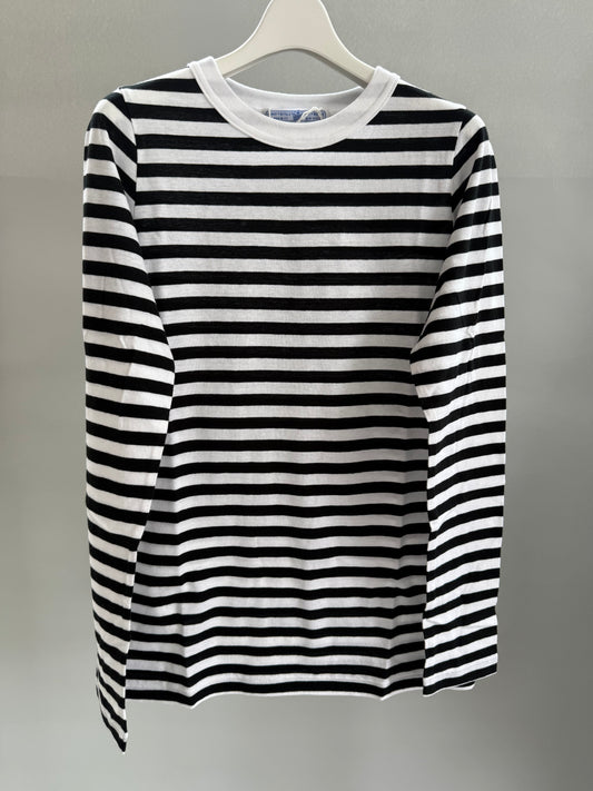 R&D.M.Co- GAUZE BORDER L/T SHIRT(7356)