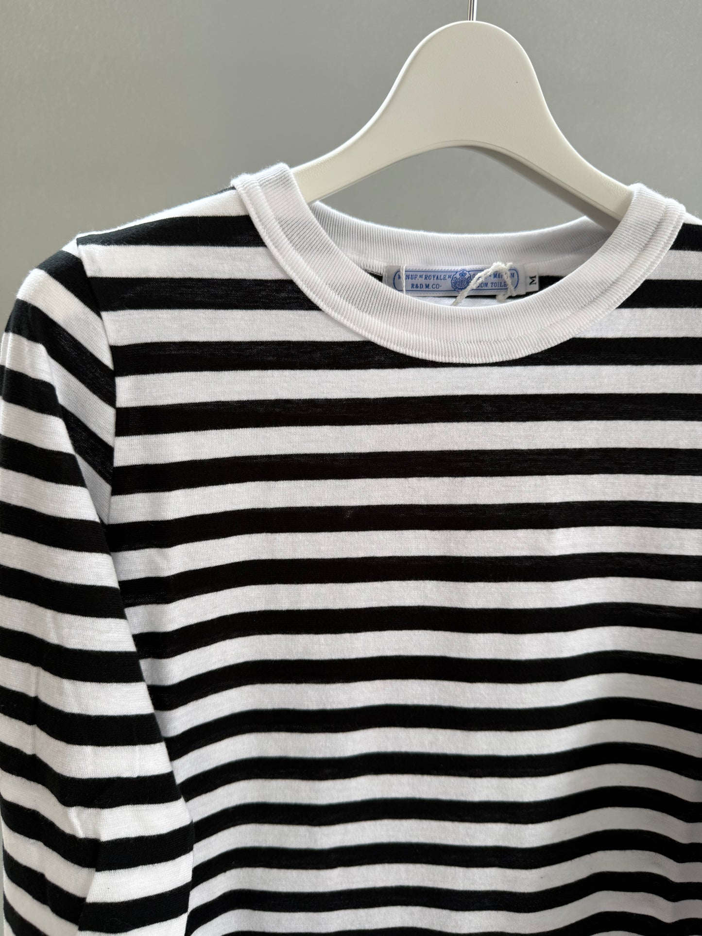 R&D.M.Co- GAUZE BORDER L/T SHIRT(7356)
