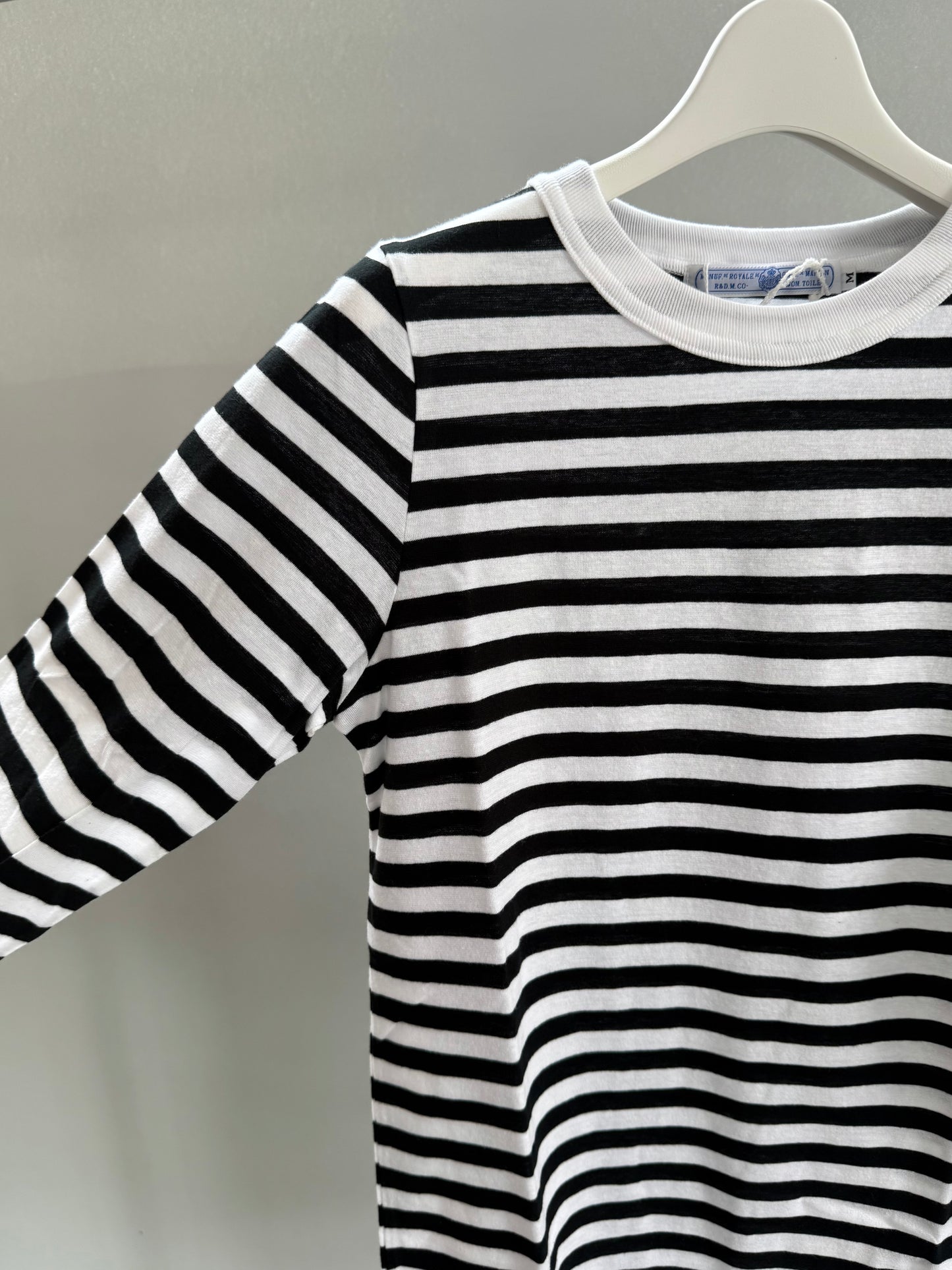 R&D.M.Co- GAUZE BORDER L/T SHIRT(7356)