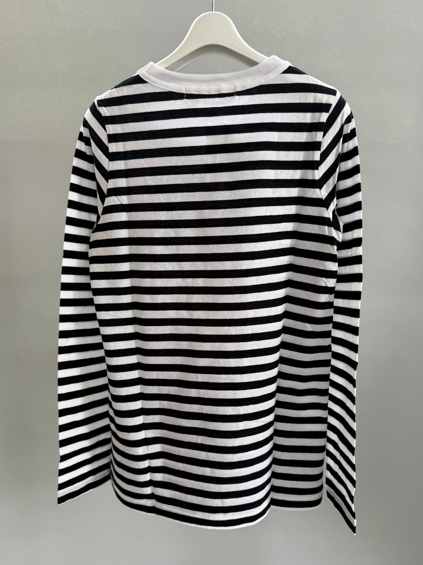 R&D.M.Co- GAUZE BORDER L/T SHIRT(7356)