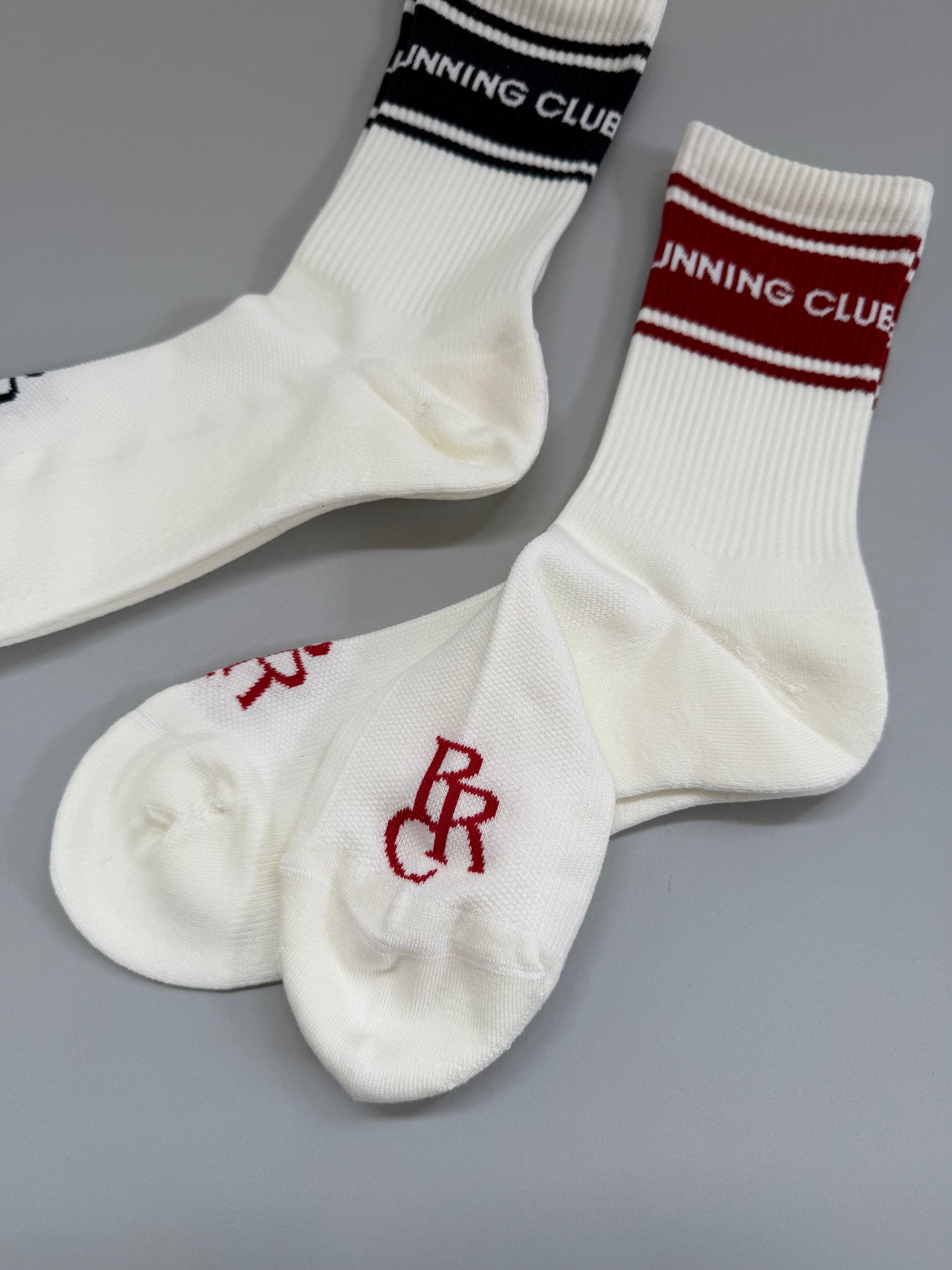 PROGRESS RUNNING CLUB Wide Line Running Socks(TC9)for unisex