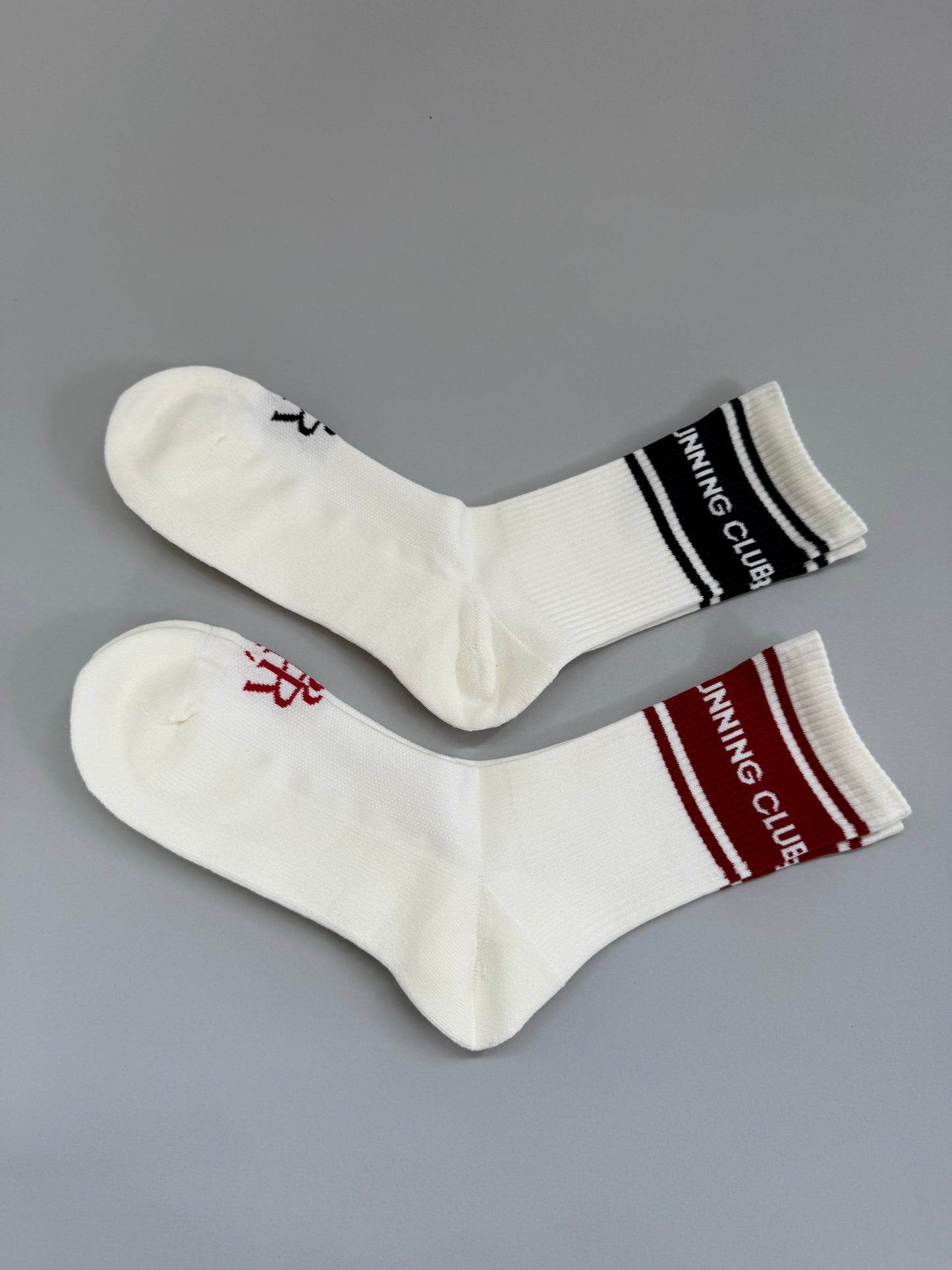 PROGRESS RUNNING CLUB Wide Line Running Socks(TC9)for unisex