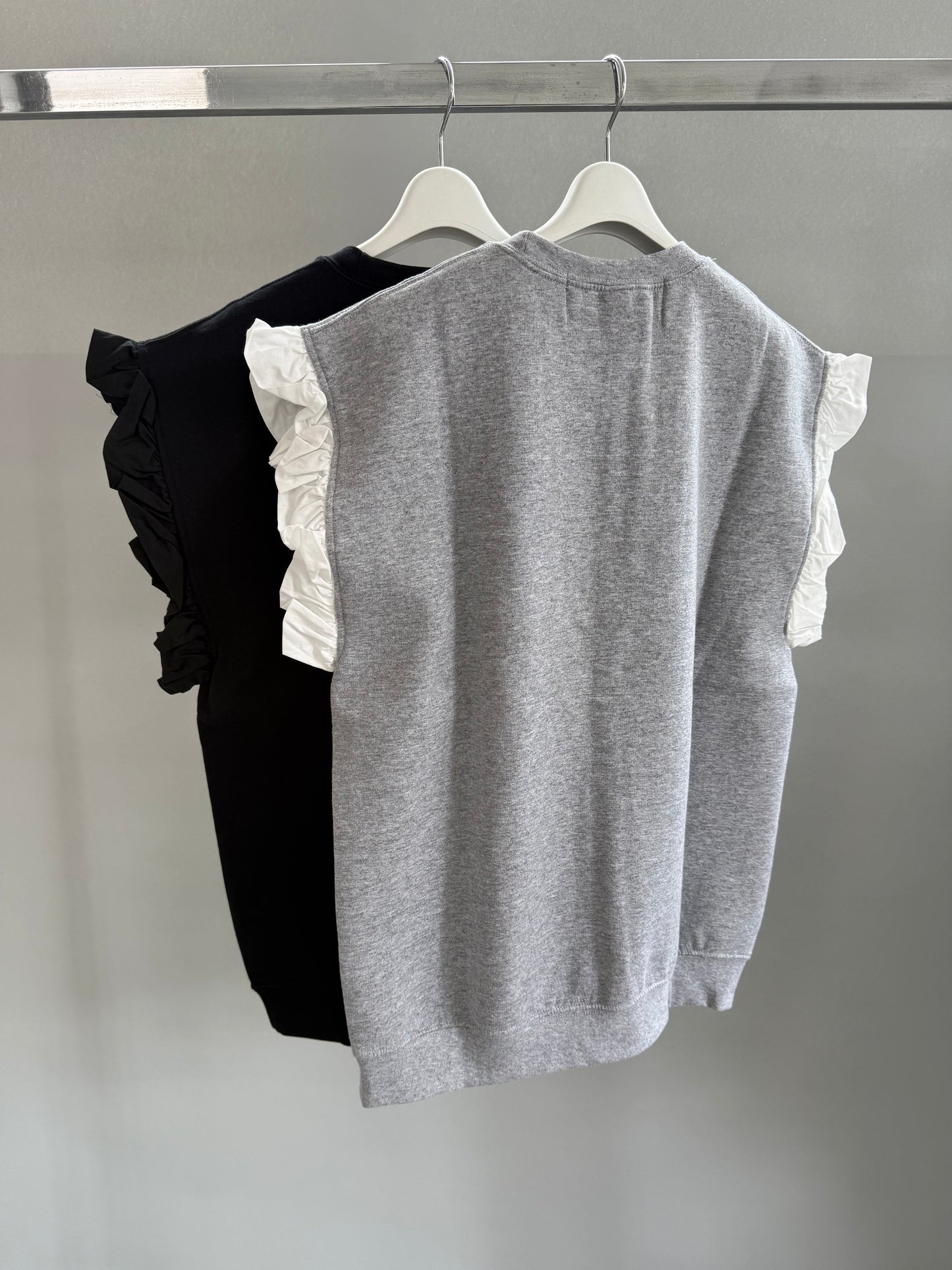 dahl'ia frill sweat vest (HD-130)