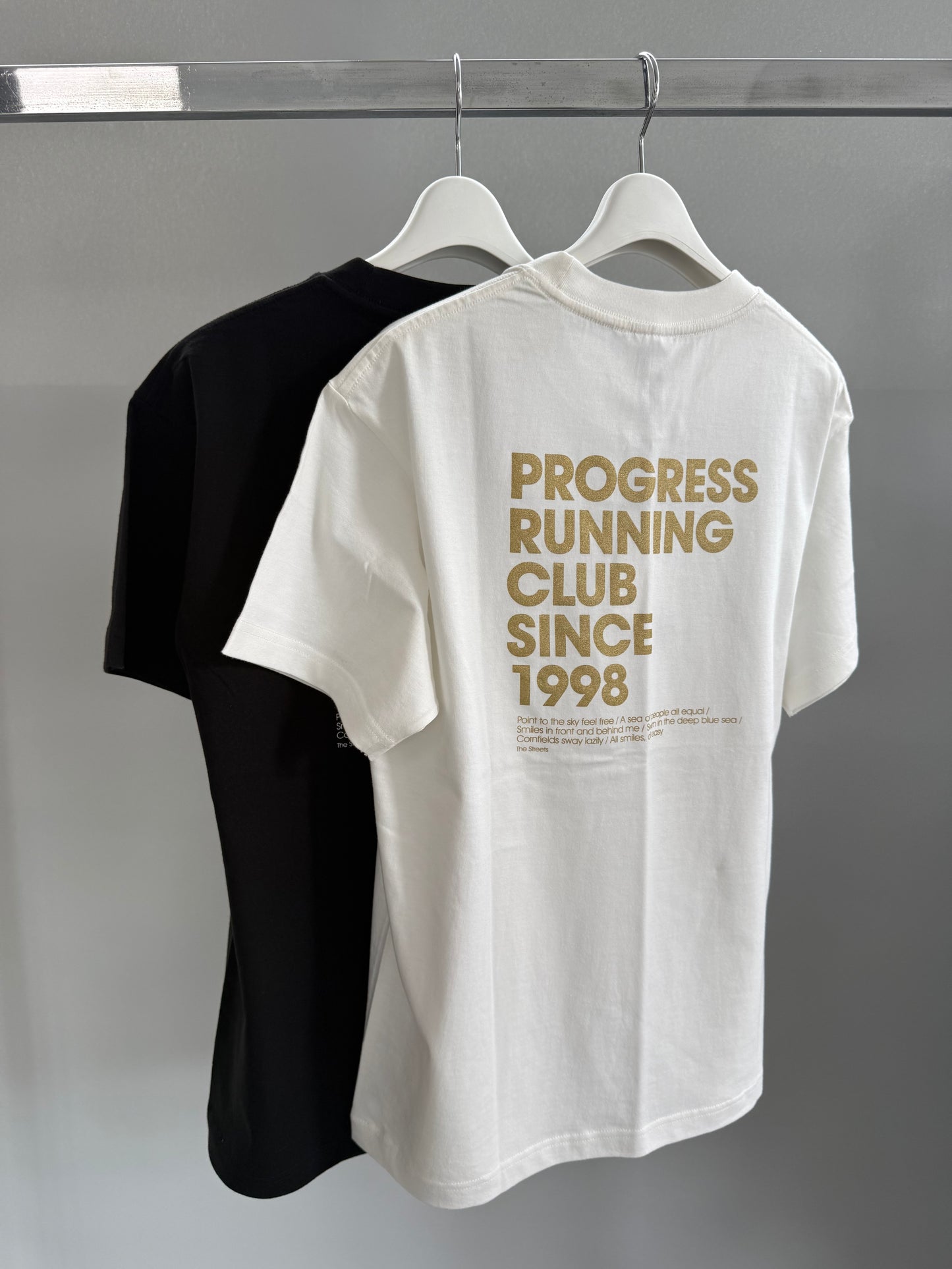 PROGRESS RUNNING CLUB "1998" S/SLV Tee(11)for unisex