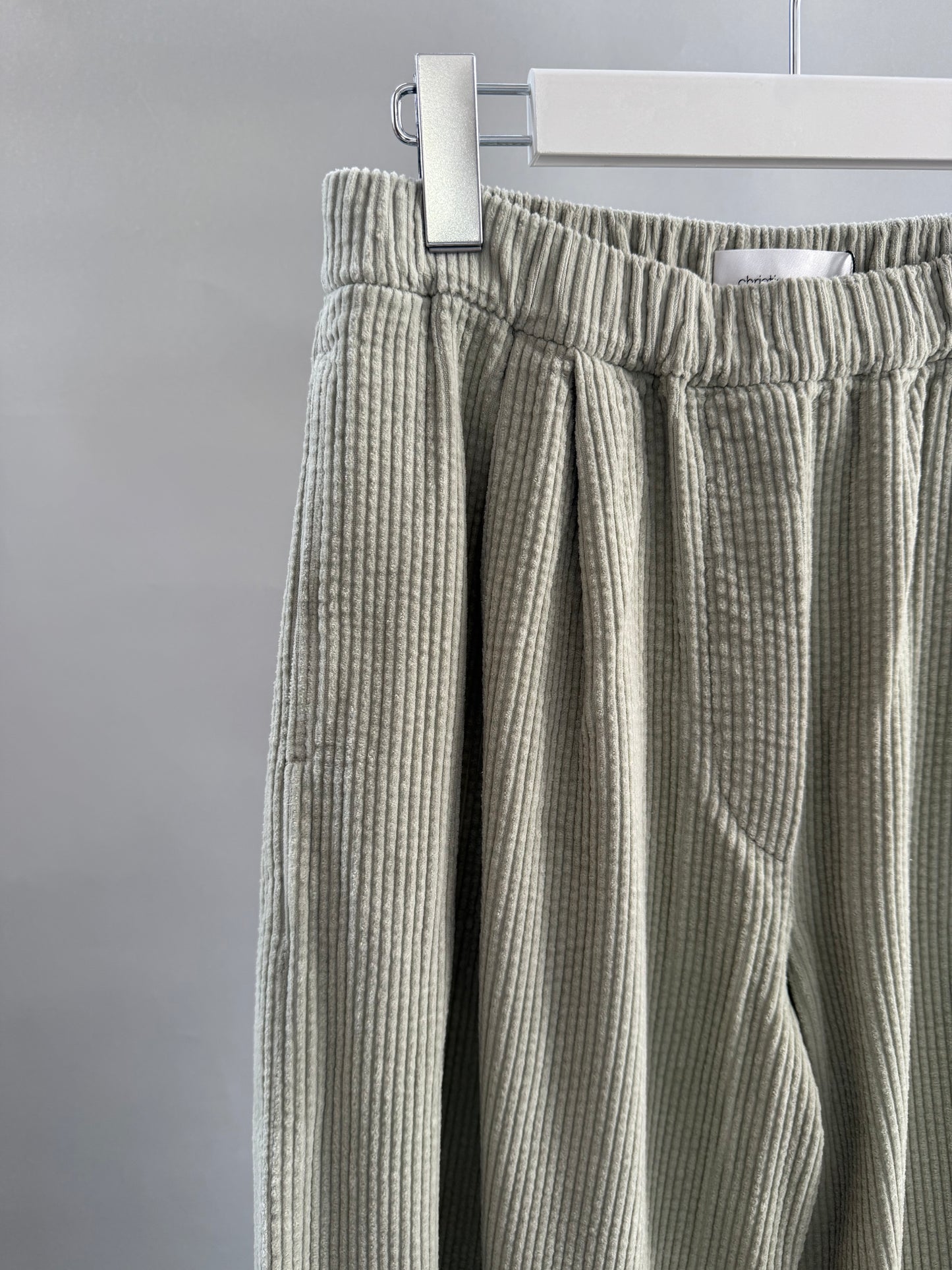 christian wijnants GARMENT DYE CORDUROY PANTS(WRW8552PISHA)