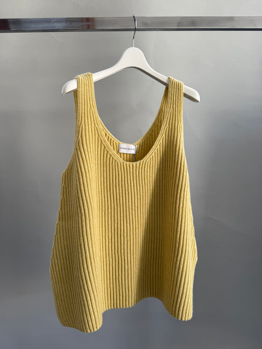 christian wijnants OVERSIZED RIB TANK TOP(WRW8588KUIZA)