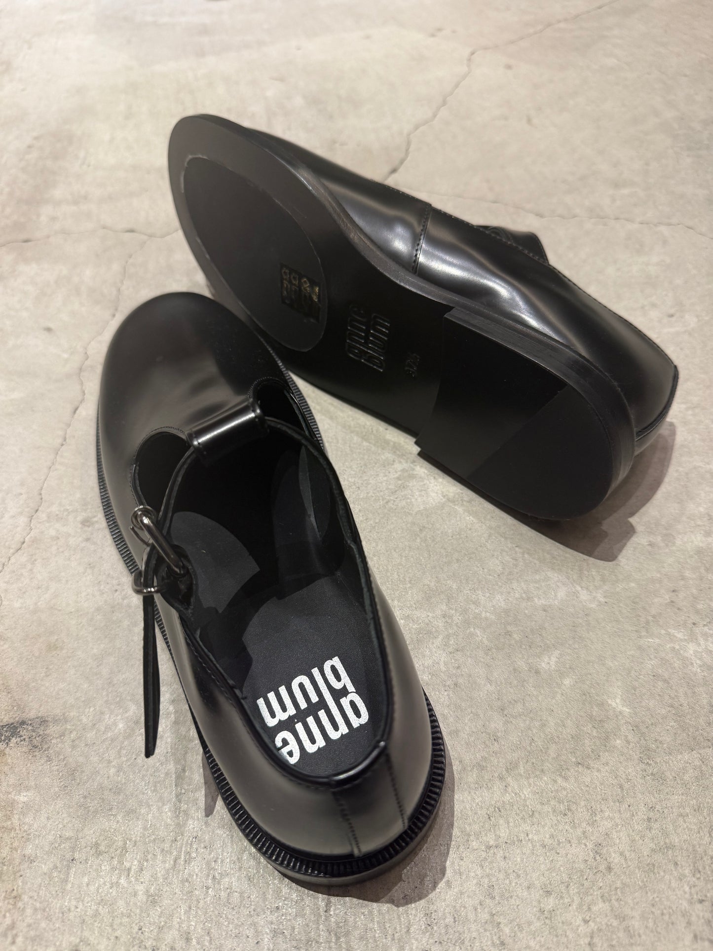 anne blum IMAN GLAZED CALF