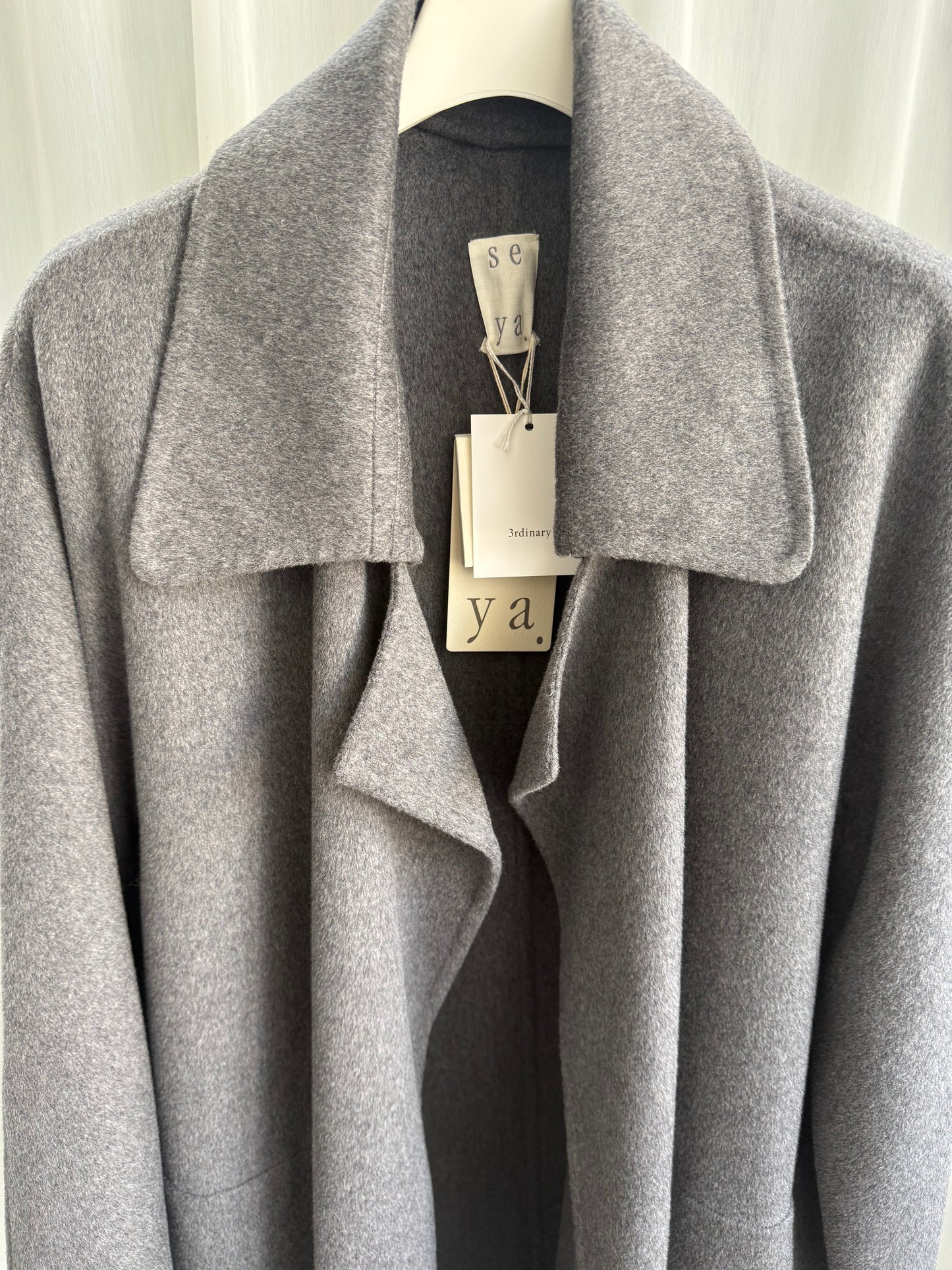 seya. DOUBLE FACE MARCEL COAT(LZ06054F140)