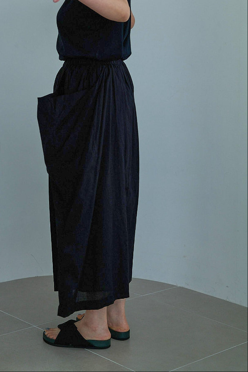 R&D.M.Co- G.D LAWN WRINKLE POCKET SKIRT（7523）