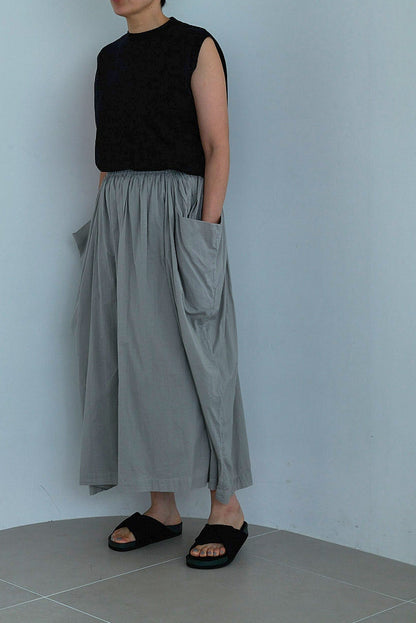 R&D.M.Co- G.D LAWN WRINKLE POCKET SKIRT（7523）