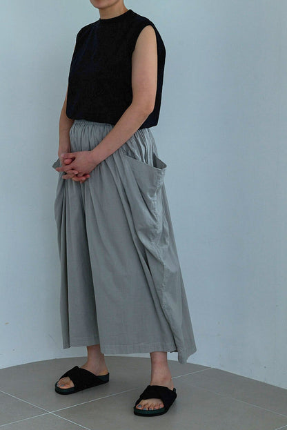 R&D.M.Co- G.D LAWN WRINKLE POCKET SKIRT（7523）