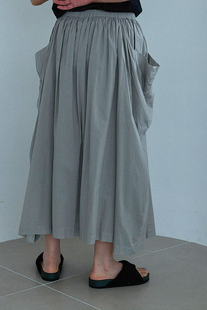 R&D.M.Co- G.D LAWN WRINKLE POCKET SKIRT（7523）