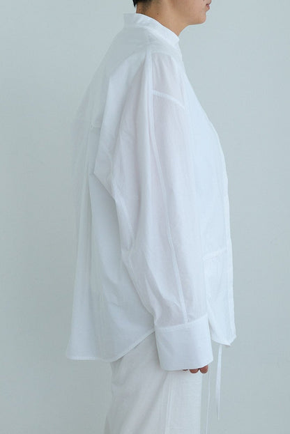 christian wijnants LOOSE FIT SHIRT WITH BALLOON SLEEVES & DRAWSTRING