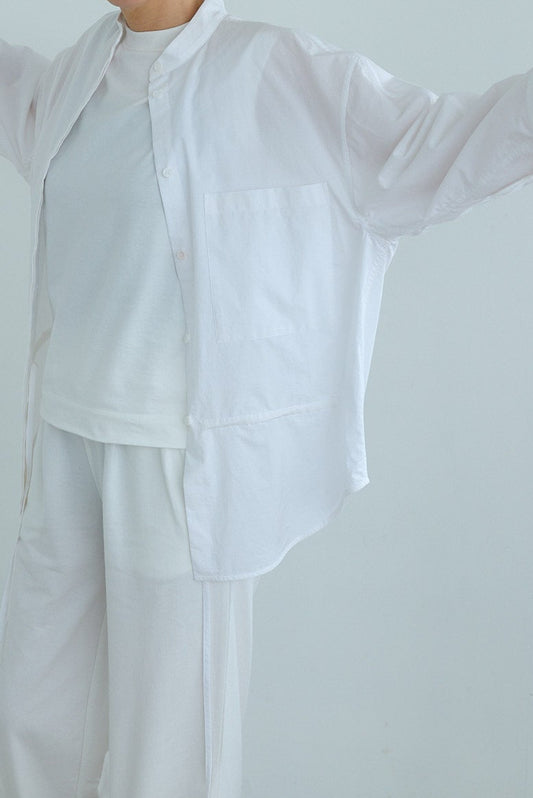 christian wijnants LOOSE FIT SHIRT WITH BALLOON SLEEVES & DRAWSTRING