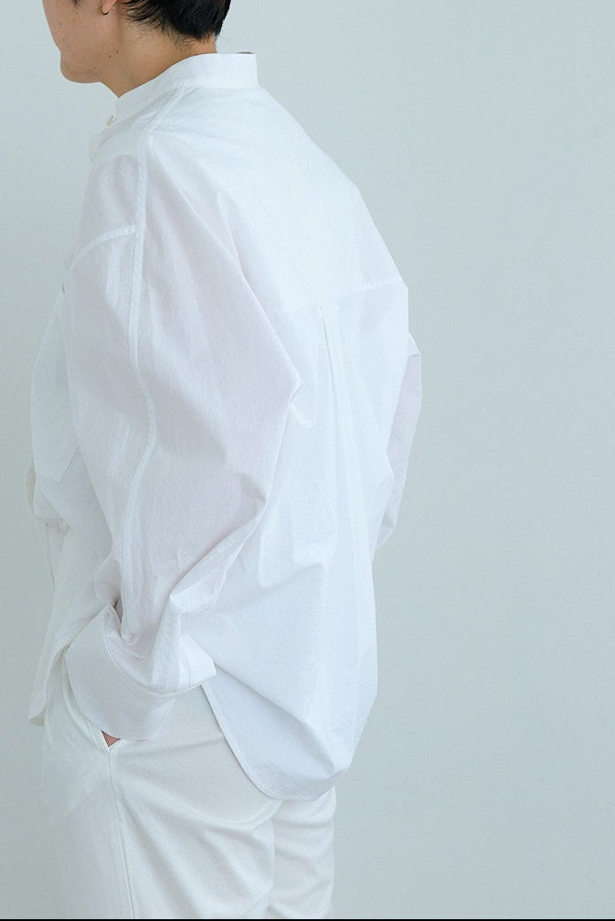 christian wijnants LOOSE FIT SHIRT WITH BALLOON SLEEVES & DRAWSTRING