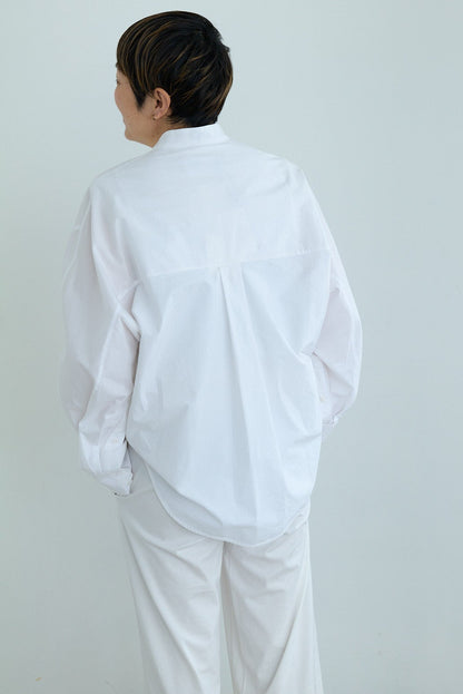 christian wijnants LOOSE FIT SHIRT WITH BALLOON SLEEVES & DRAWSTRING