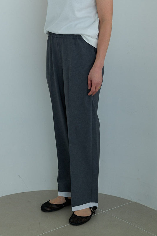【Special order】dahl'ia polyester pants :Gray