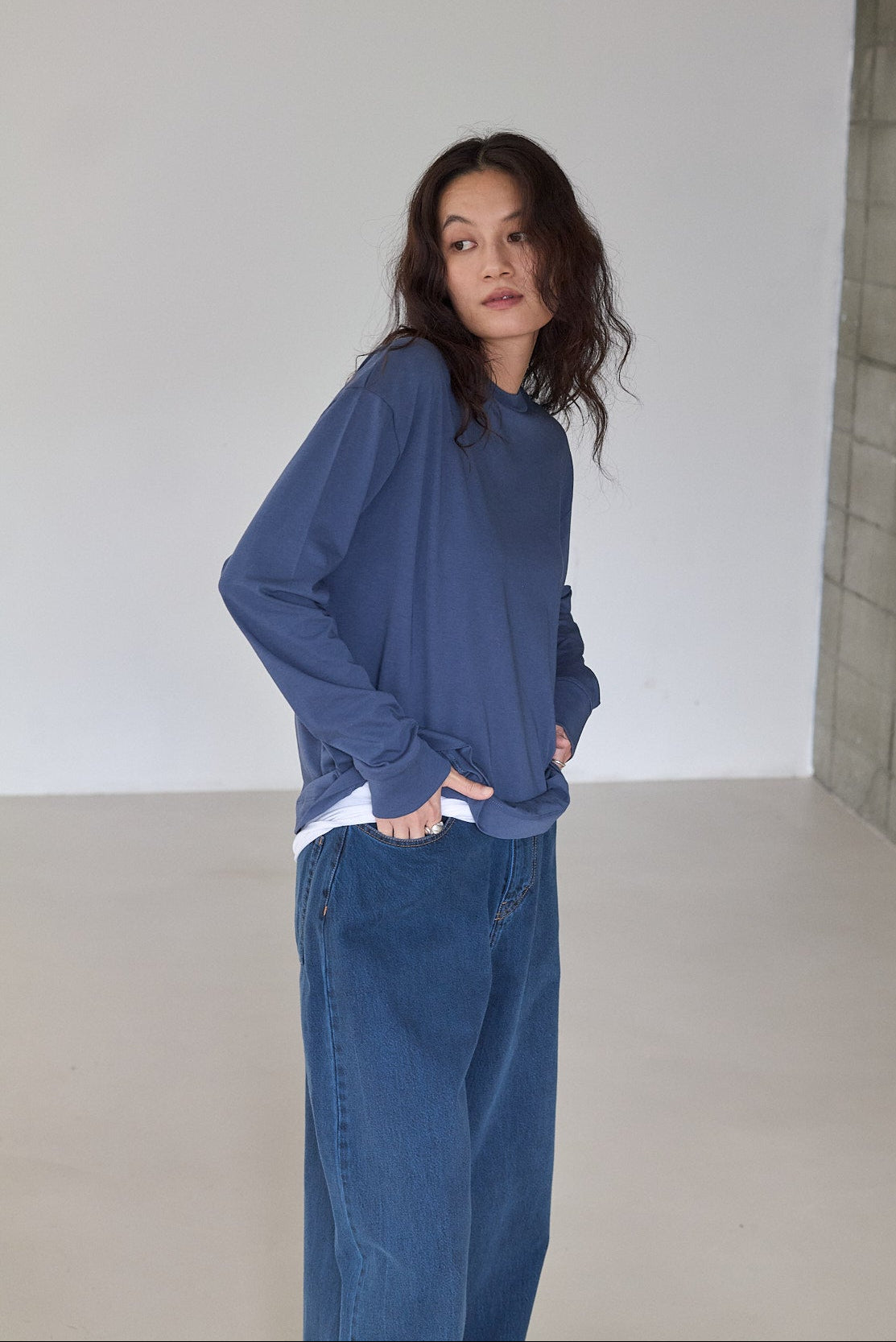 C'mon C'mon Over Long-T（CM-26F02）navy