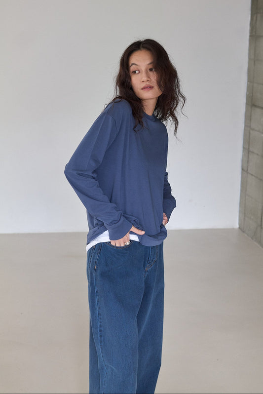 C'mon C'mon Over Long-T（CM-26F02）navy