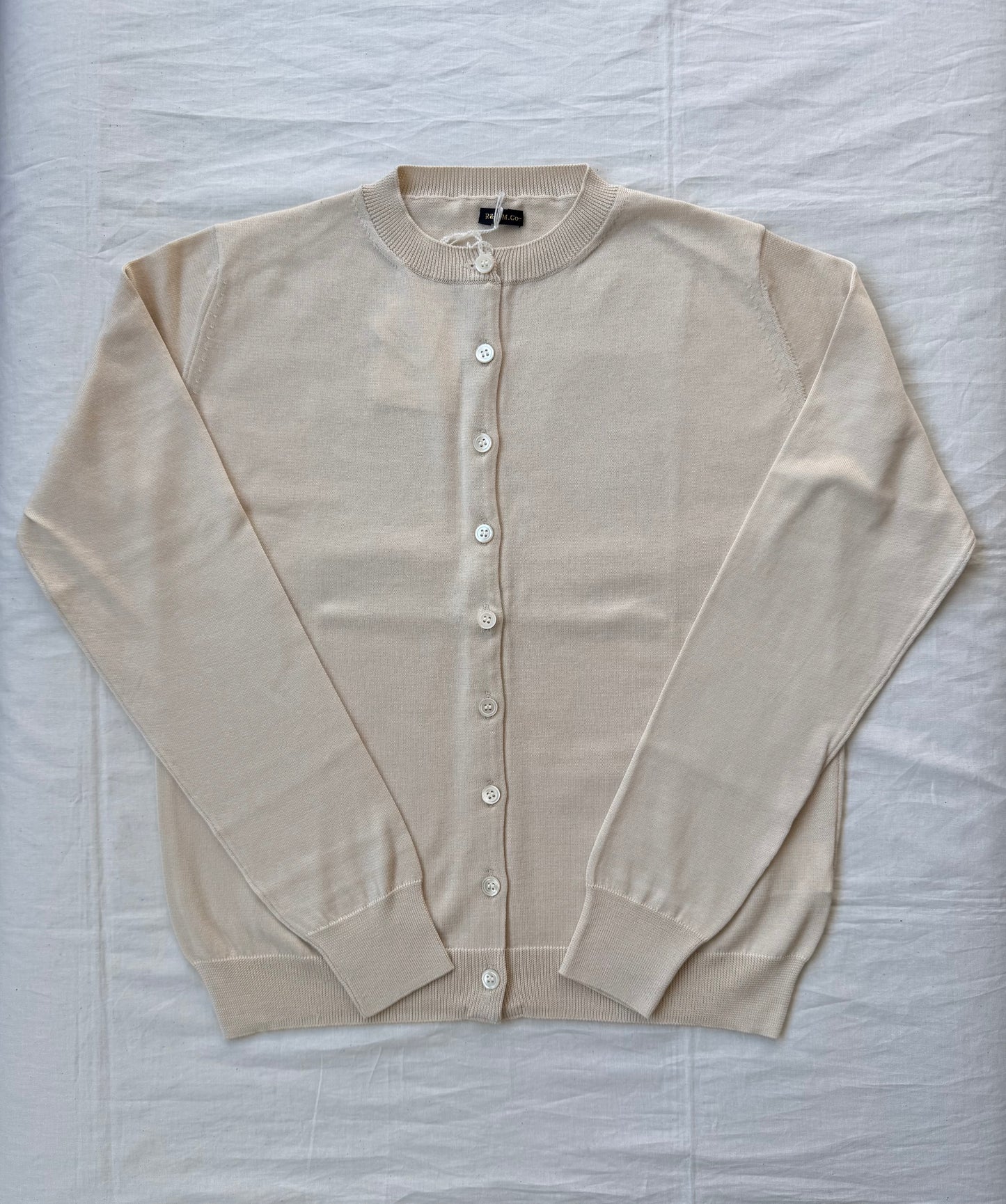 R&D.M.Co- ASIC CREW NECK CARDIGAN（6072）