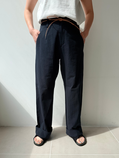 seya. NAM OU RIVER TRIP PANTS (STRIPED LAO NAVY)