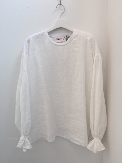 dahl'ia  linen frill shirt（DBL-220L）