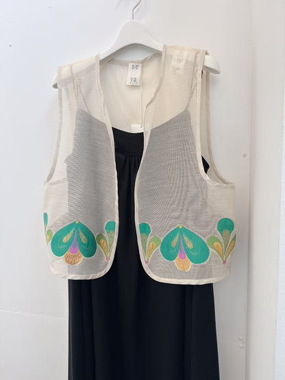 seya. KHUM VEST (FLOWER)