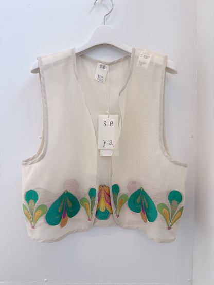 seya. KHUM VEST (FLOWER)