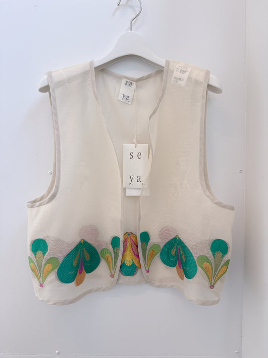 seya. KHUM VEST (FLOWER)