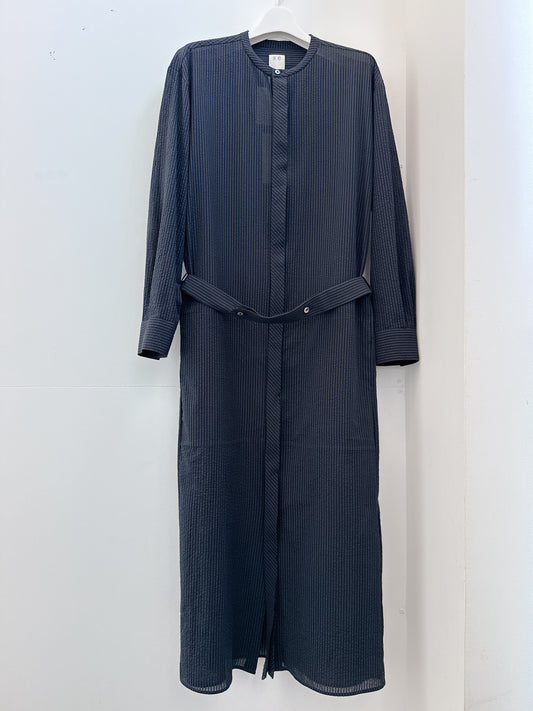 seya. LAO  SHIRT DRESS (STRIPED LAO NAVY)