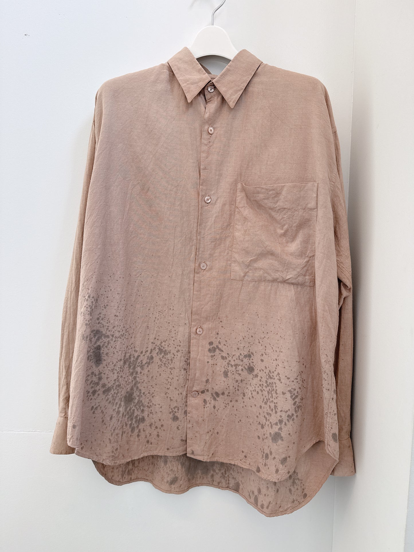 seya. ETERNAL SHIRT (PLUM MUD SPLASH)