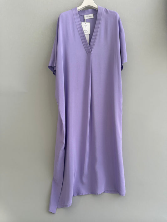 christian wijnants ASYMETRIC KAFTAN DRESS WITH V-NECK（WPW8421）