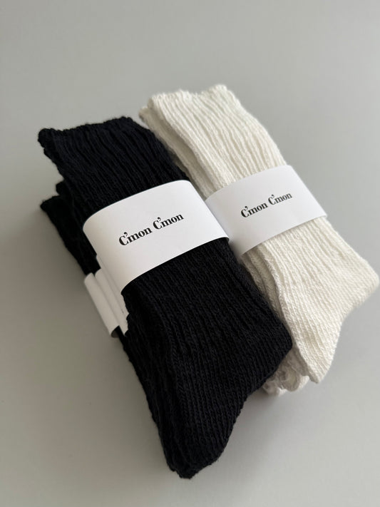 C'mon C'mon Rib Socks（CM-25S04）