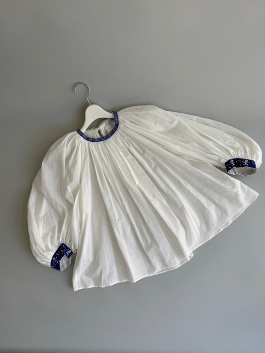 R&D.M.Co- RAIMON PATTERN GATHER SMOCK（7449）