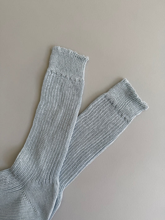 R＆D.M.Co- LINEN RIB STITCH SOCKS（6726）