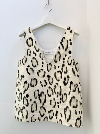 christian wijnants V-NECK TOP WITH SIDE PANELS